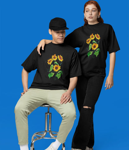 Chasing the Light - Terry Oversized T-Shirt - Dark