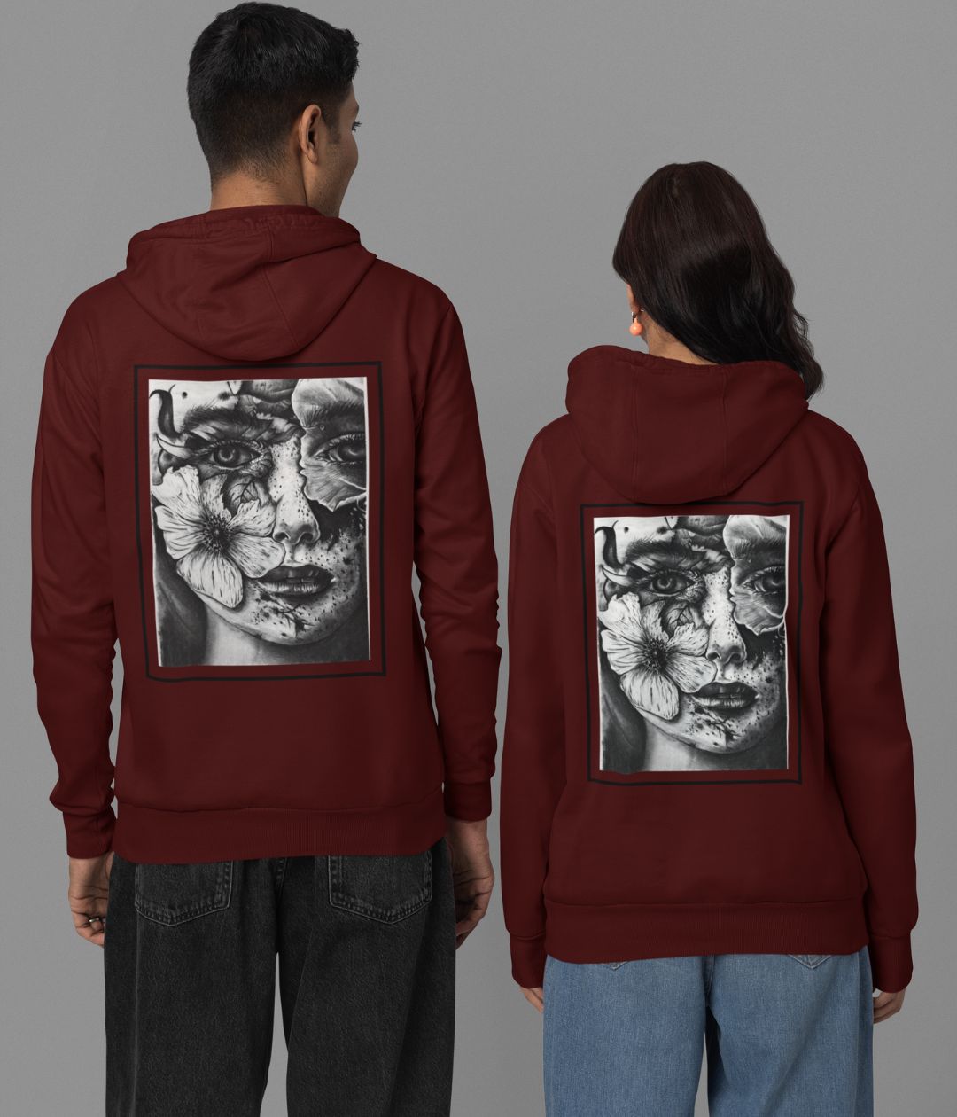 Eyes Of The Bloom - Unisex Hoodie - Dark