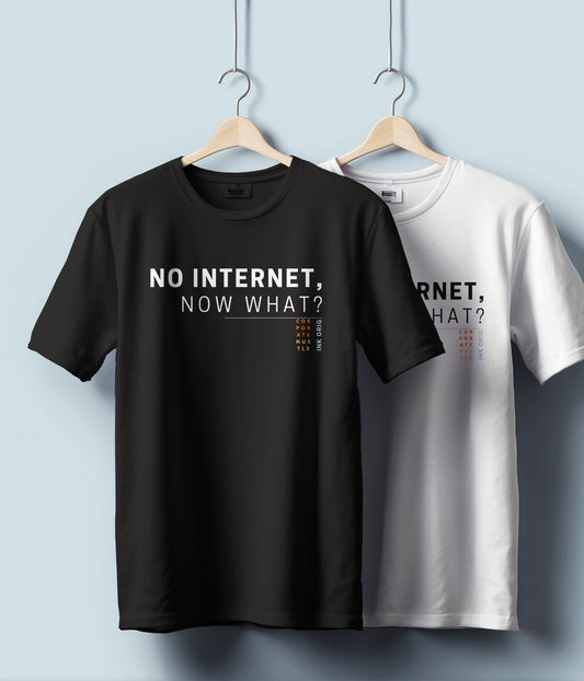 No Internet, Now What? - Unisex Classic T-Shirt - Black