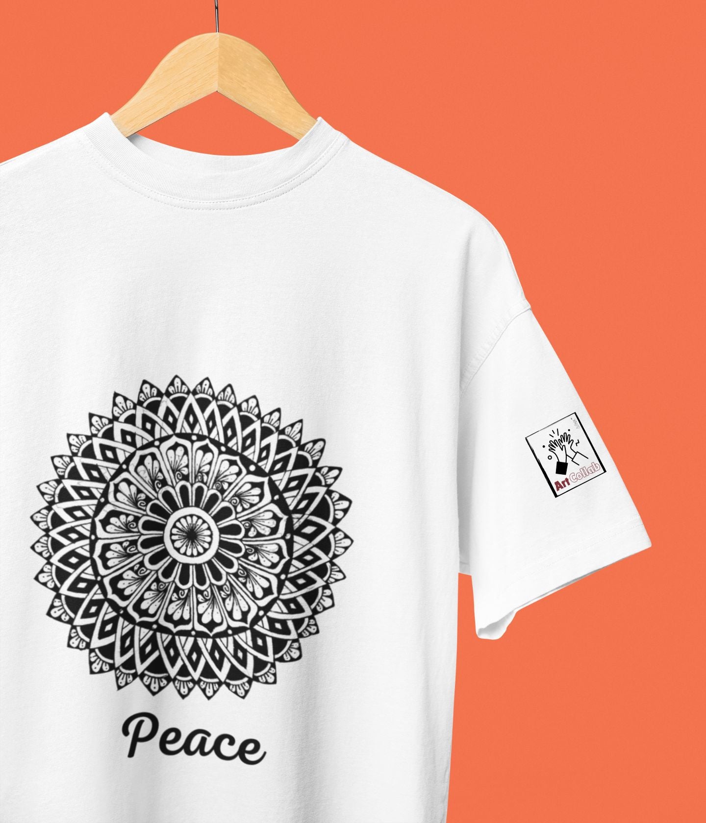 Peace - Oversized Classic T-Shirt - aiink