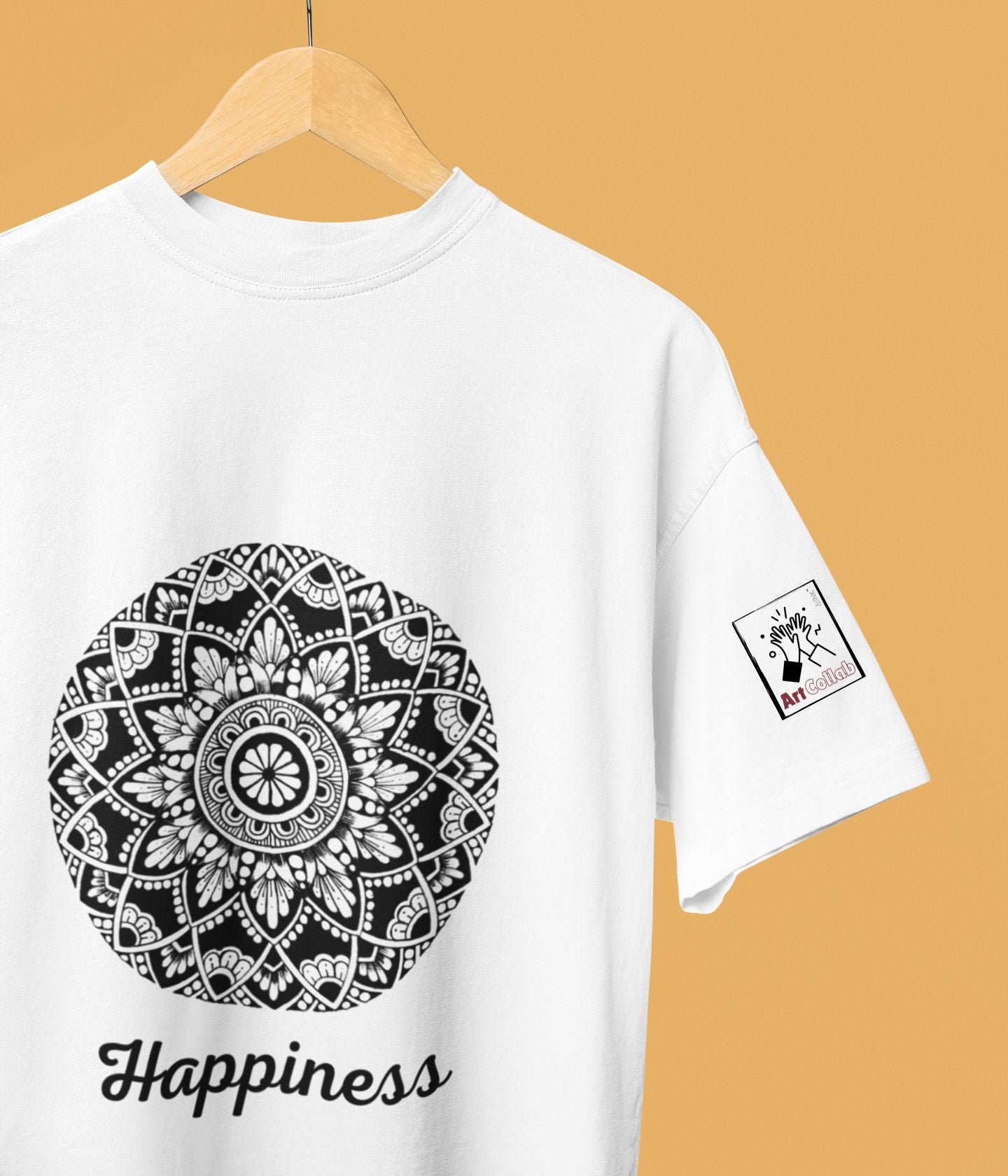 Happiness - Oversized Classic T-Shirt - aiink