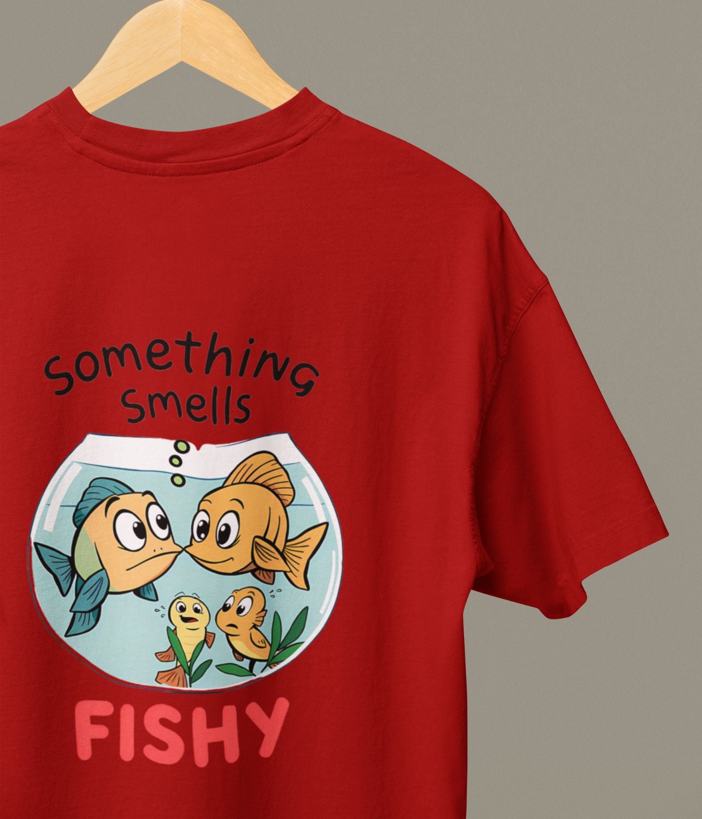 Something Smells Fishy - Oversized Classic T-Shirt