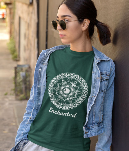 Enchanted - Unisex Classic T-Shirt - Dark - aiink