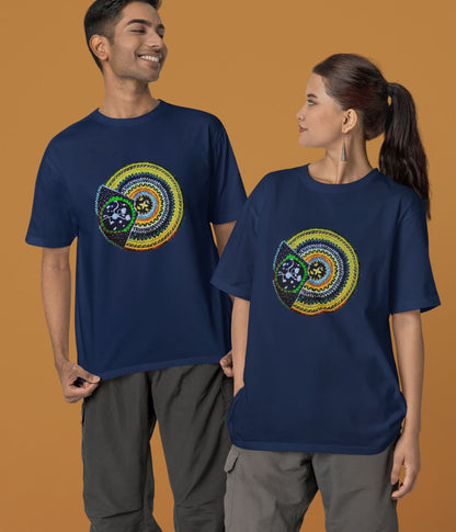 Sacred Spin - Terry Oversized T-Shirt - Dark