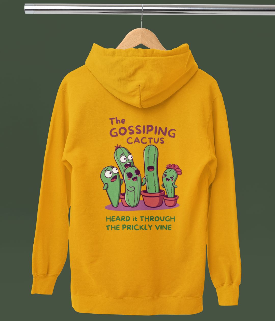 The Gossiping Cactus - Unisex Hoodie