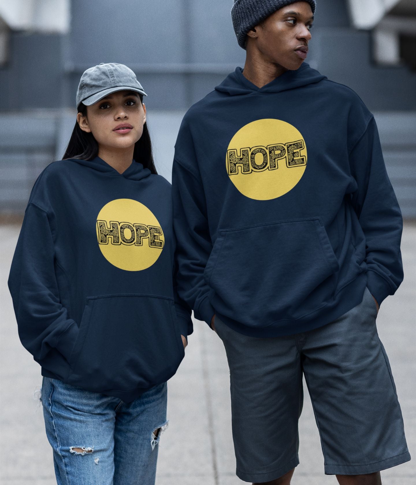 Hope - Unisex Hoodie - Dark