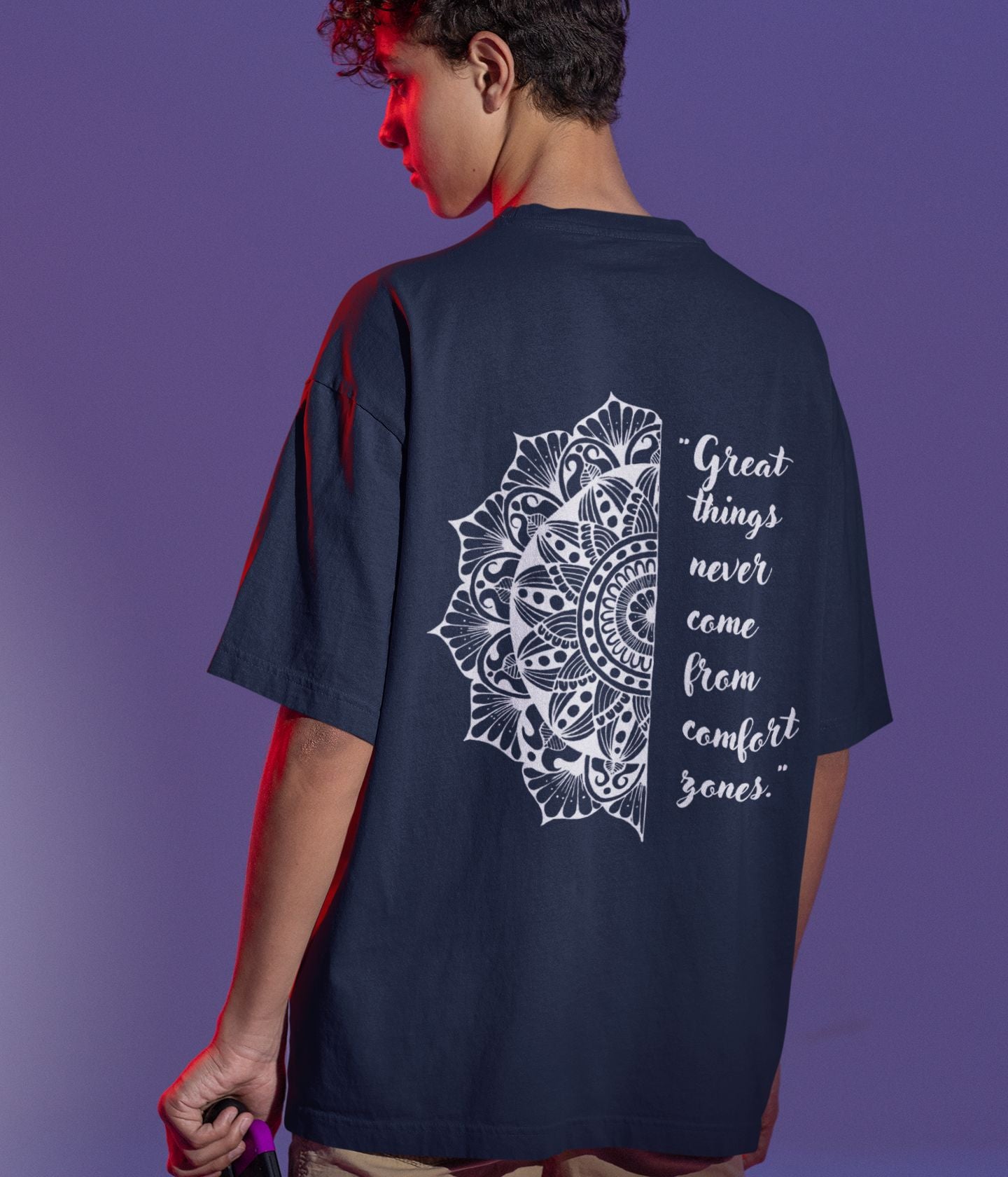 Great Things - Terry Oversized T-Shirt - Dark