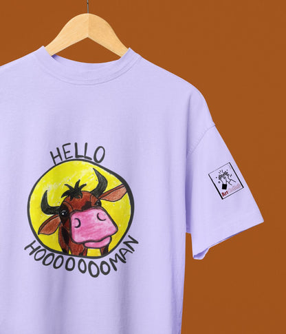 Hello Hooman - Oversized Classic T-Shirt