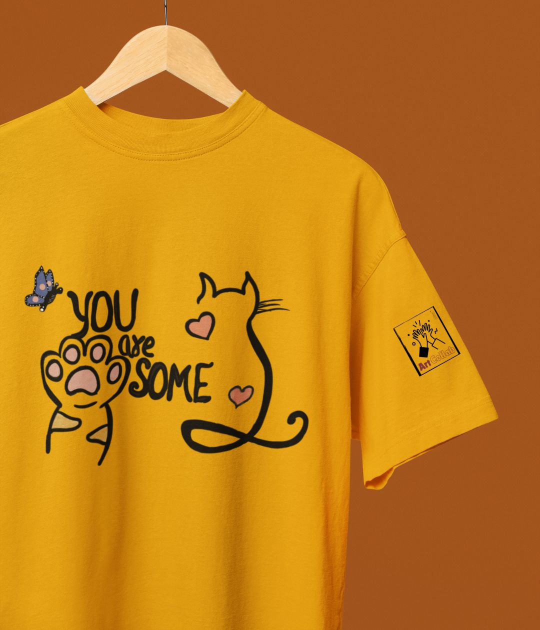 You Are Pawsome - Oversized Classic T-Shirt