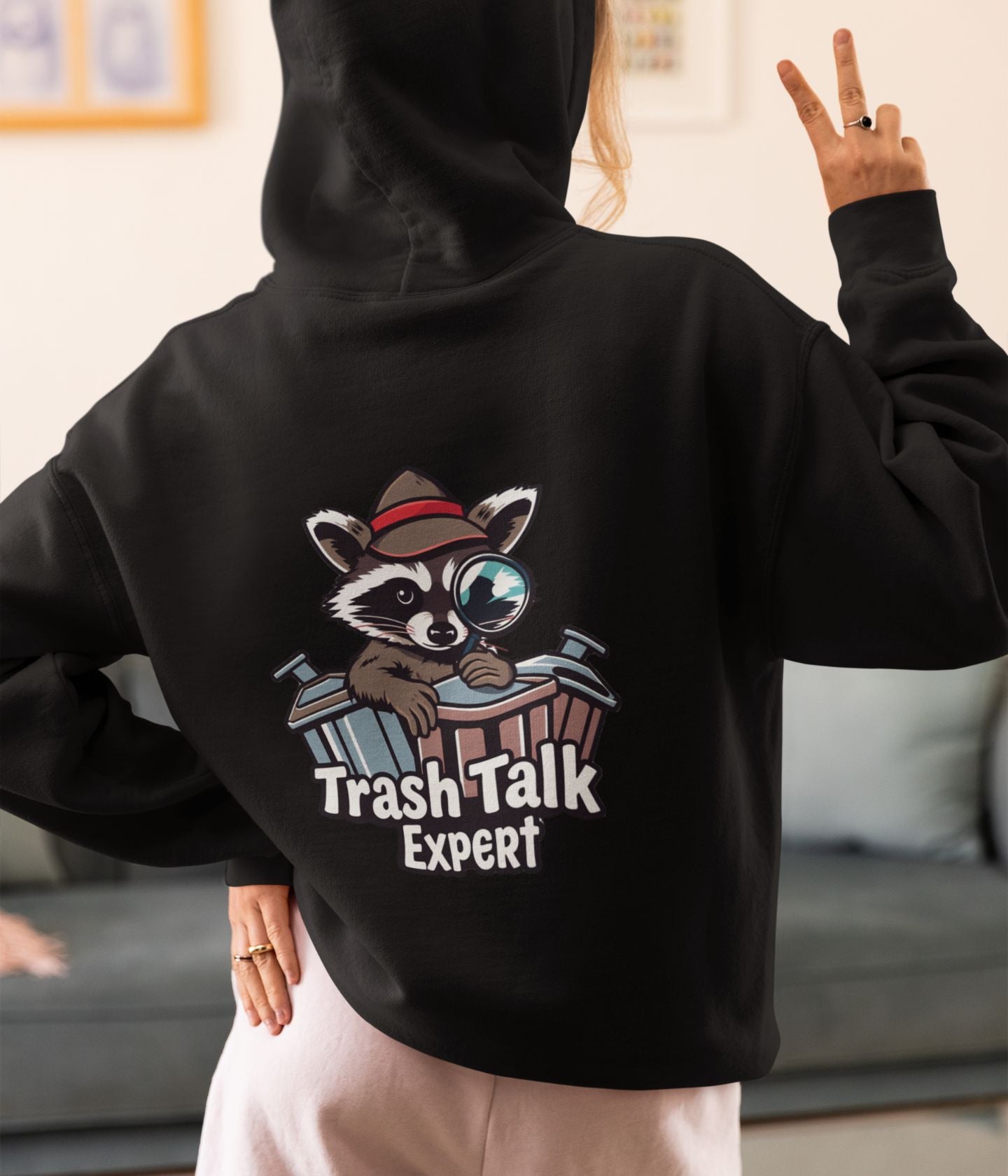 Trash Talk Expert - Unisex Hoodie - Dark