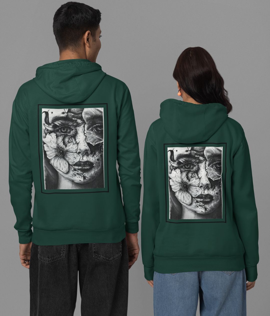 Eyes Of The Bloom - Unisex Hoodie - Dark