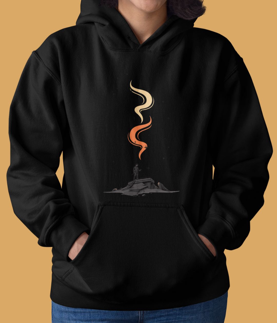 Lone Inferno - Unisex Hoodie - Dark