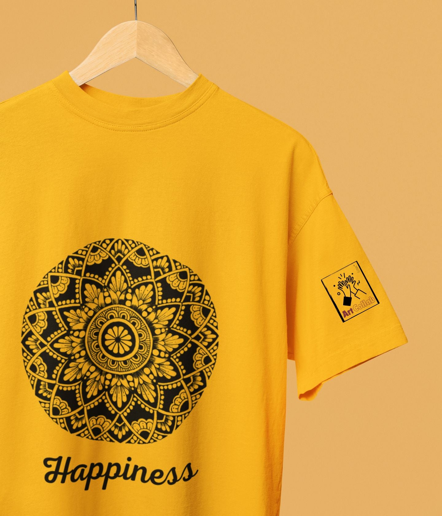 Happiness - Oversized Classic T-Shirt - aiink