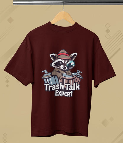 Trash Talk Expert - Terry Oversized T-Shirt - Dark