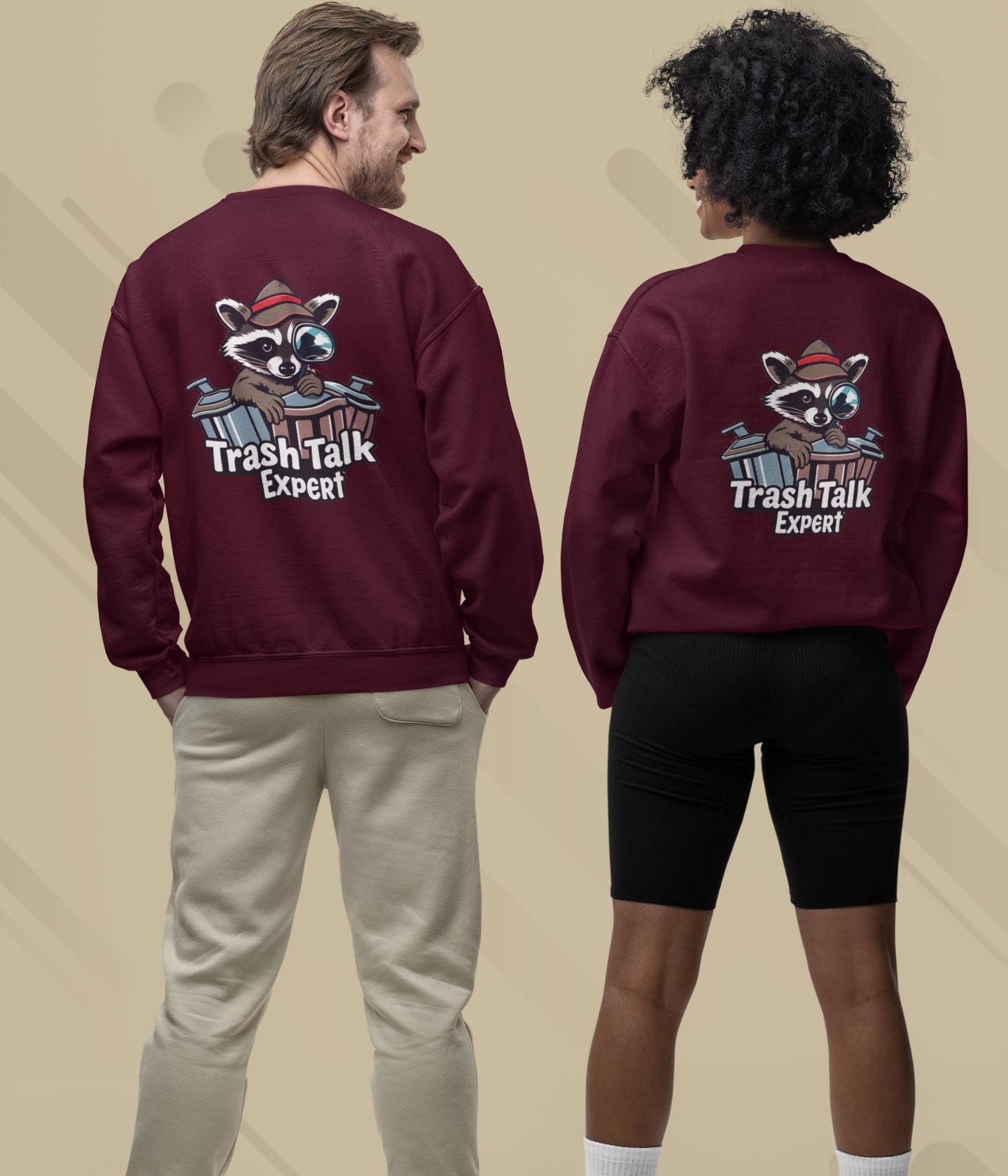 Trash Talk Expert - Unisex Sweatshirt - Dark