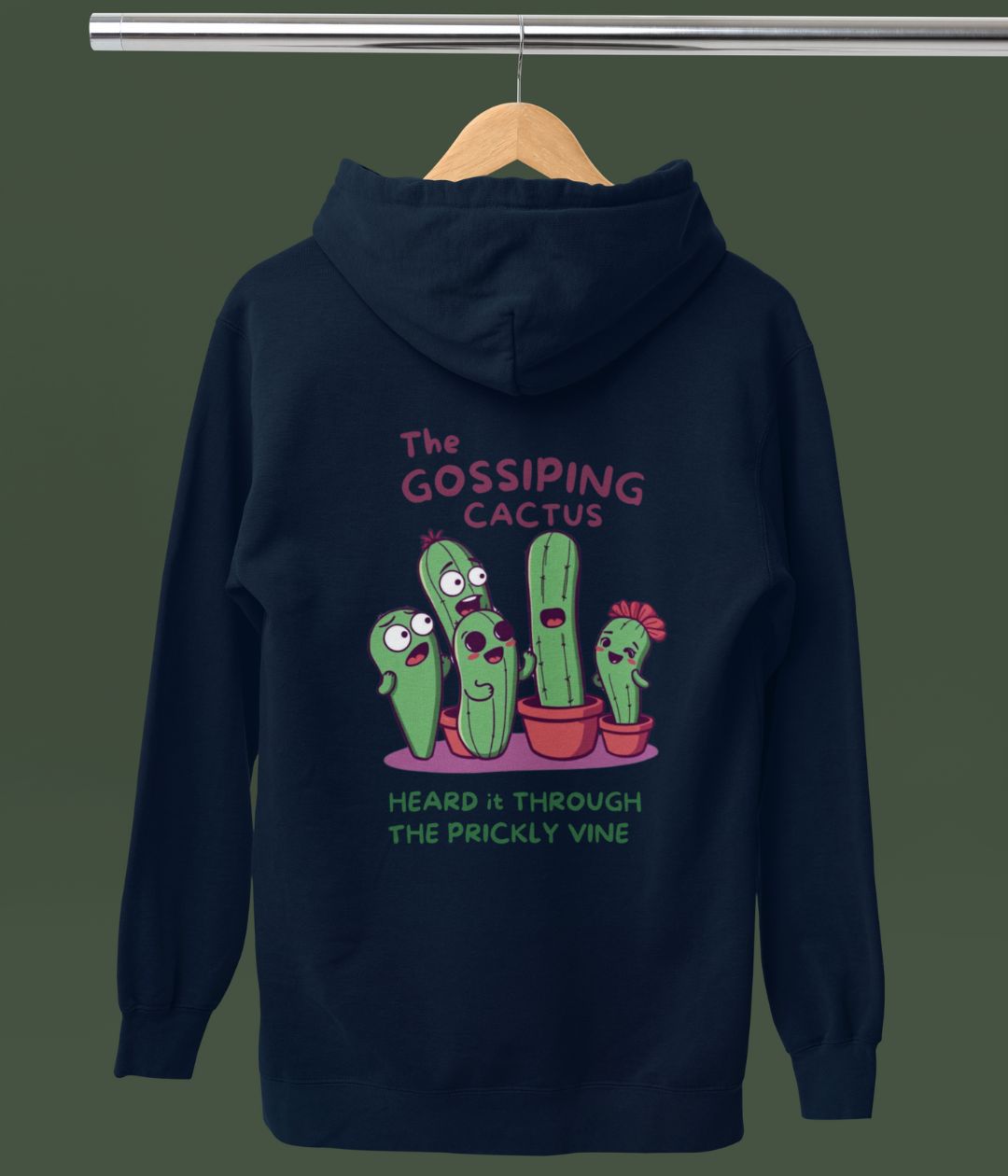 The Gossiping Cactus - Unisex Hoodie