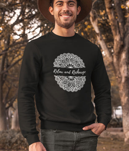 Relax And Recharge - Unisex Sweatshirt - Dark