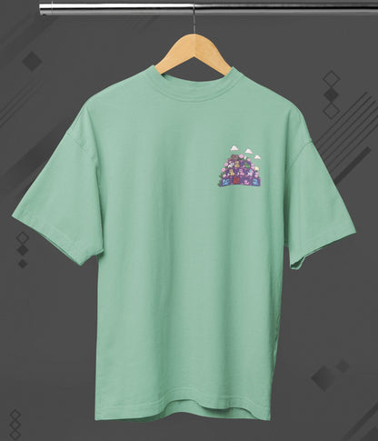 Pixel Zoo - Terry Oversized T-Shirt