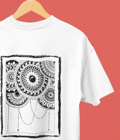 Mandala Frame - Oversized Classic T-Shirt