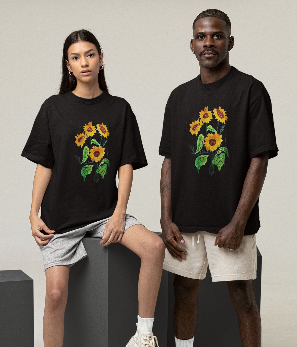 Chasing the Light - Oversized Classic T-Shirt - Dark
