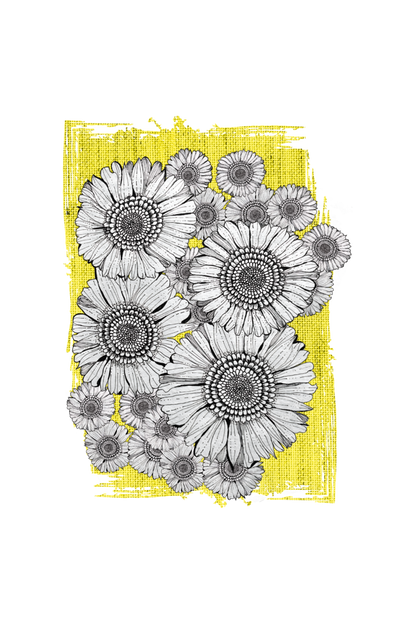 Sunflower Smiles - Unisex Classic T-Shirt - Dark - aiink