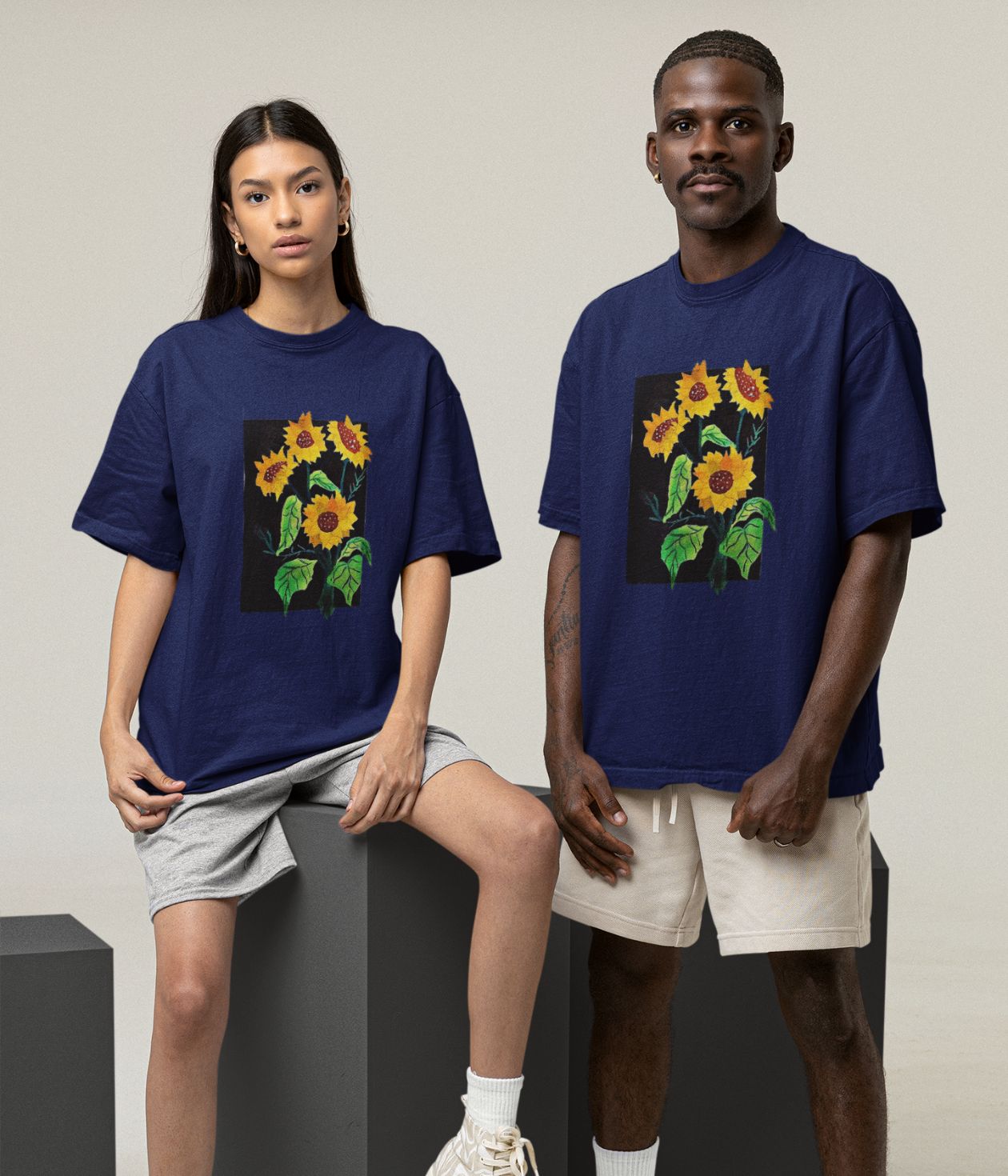Chasing the Light - Oversized Classic T-Shirt - Dark