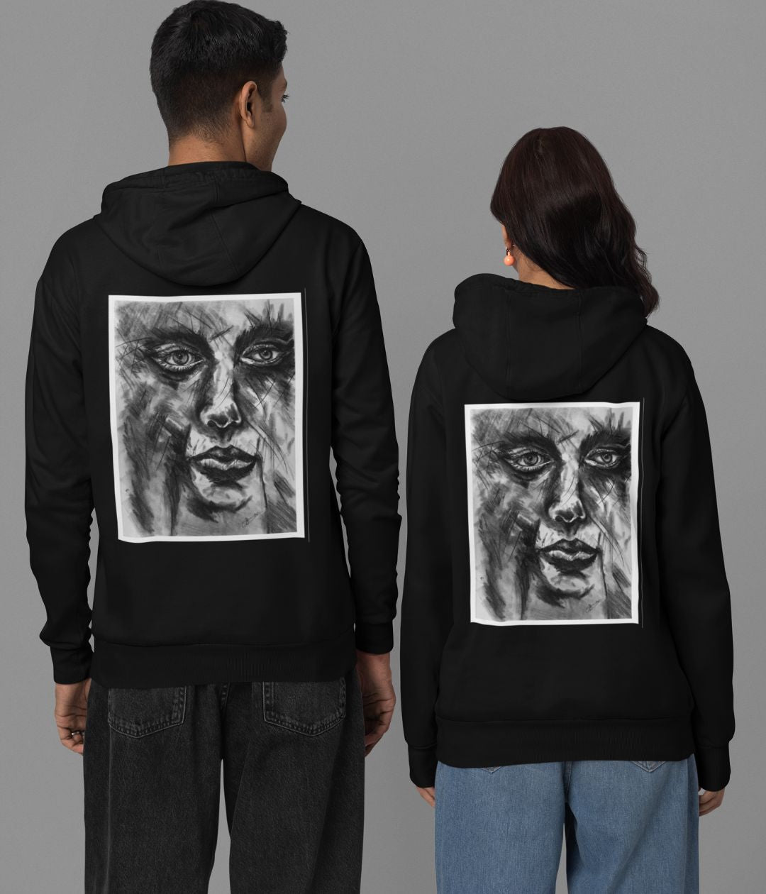 Soul In Charcoal - Unisex Hoodie - Dark