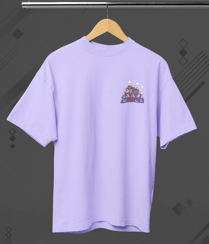 Pixel Zoo - Terry Oversized T-Shirt