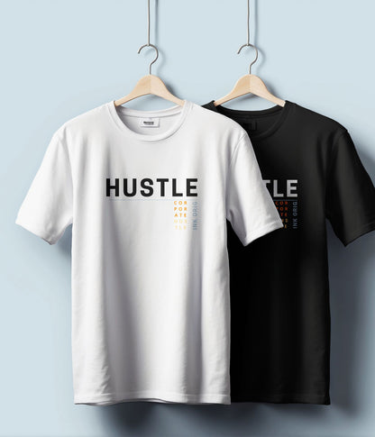 Hustle - Unisex Classic T-Shirt - White - aiink