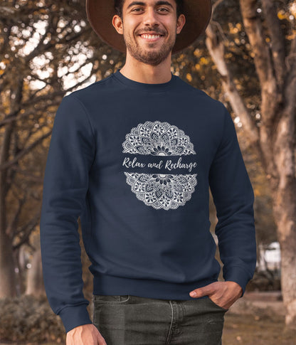 Relax And Recharge - Unisex Sweatshirt - Dark