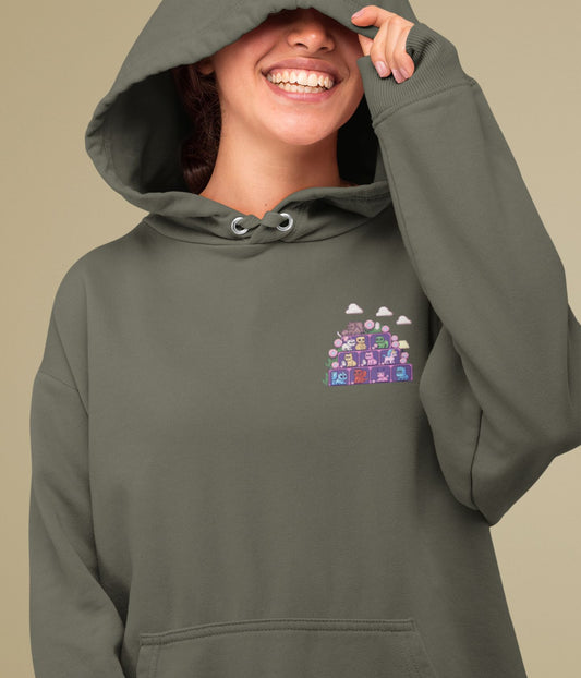 Pixel Zoo - Unisex Hoodie - Dark