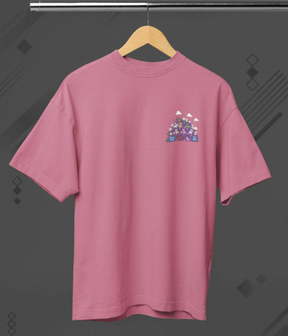 Pixel Zoo - Terry Oversized T-Shirt