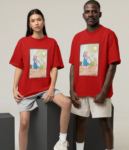 Paws & Paradise - Oversized Classic T-Shirt