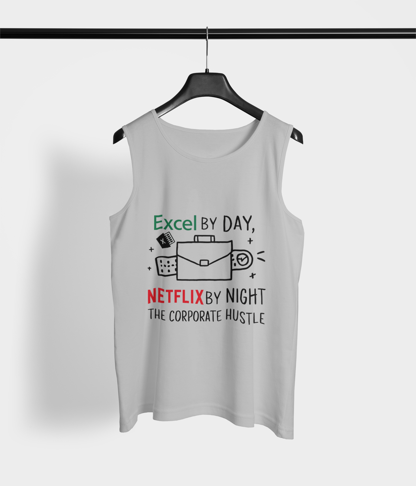 Excel - Netflix - Men's gym vest - aiink