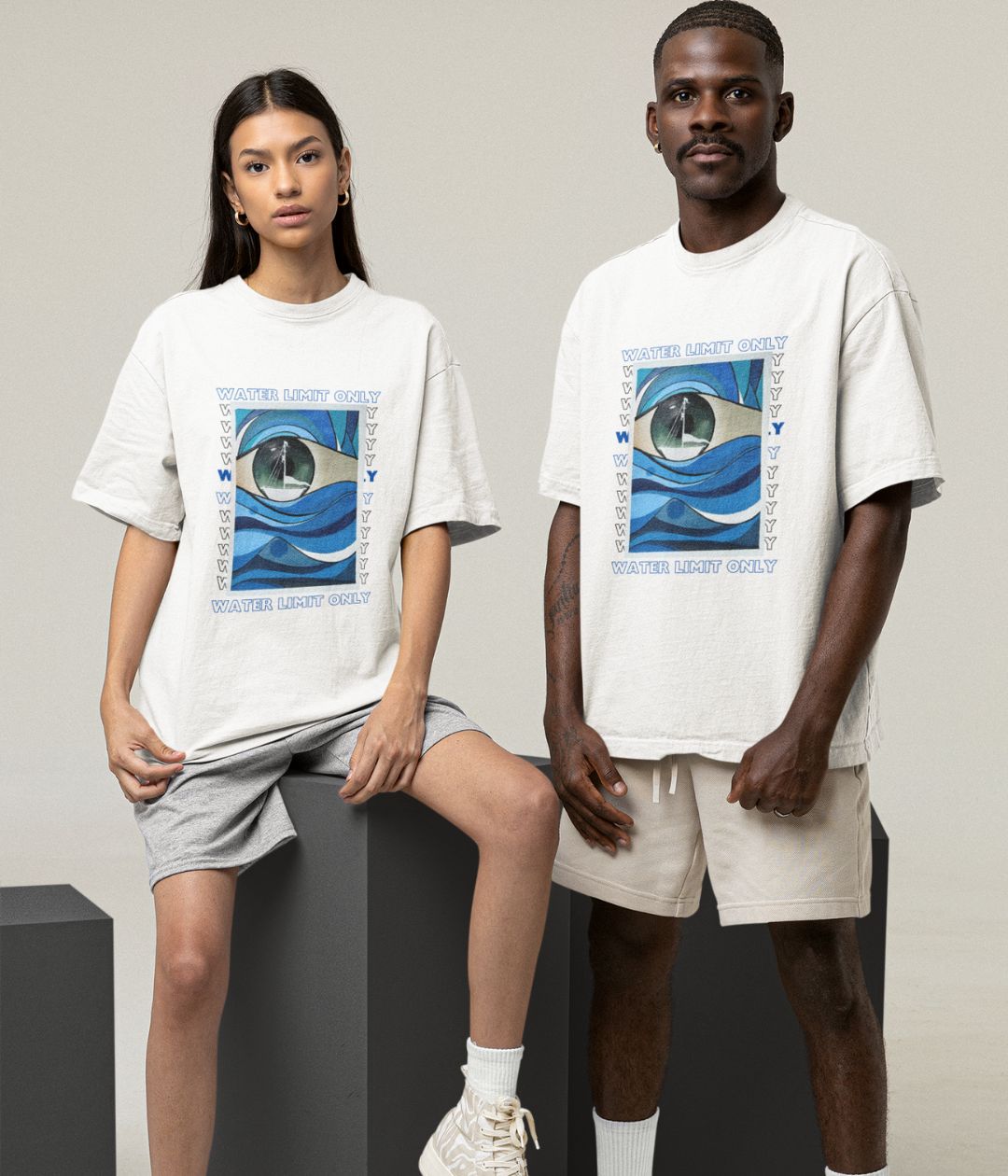 Water Limit Only - Oversized Classic T-Shirt