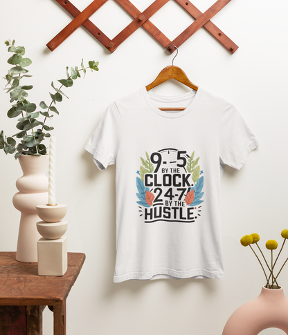 9-5 Hustle - Men's Supima Cotton T-Shirts - aiink