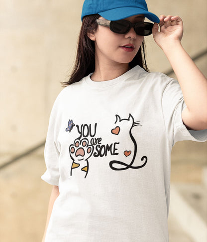 You Are Pawsome - Terry Oversized T-Shirt