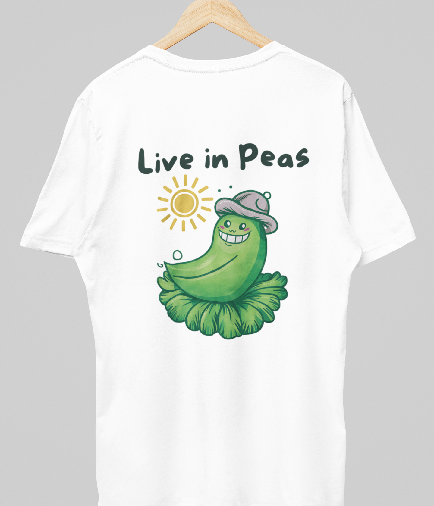 Live In Peas - Unisex Classic T-Shirt - aiink