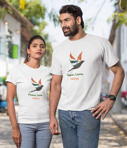 Peace, Love, India - Unisex Classic T-Shirt