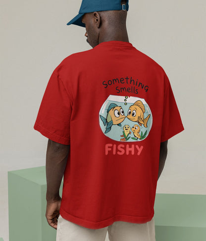 Something Smells Fishy - Oversized Classic T-Shirt