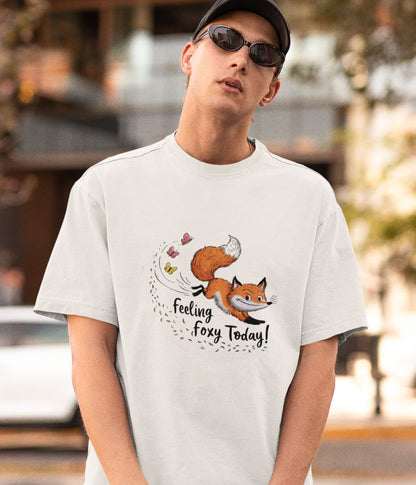 Feeling Foxy Today - Terry Oversized T-Shirt