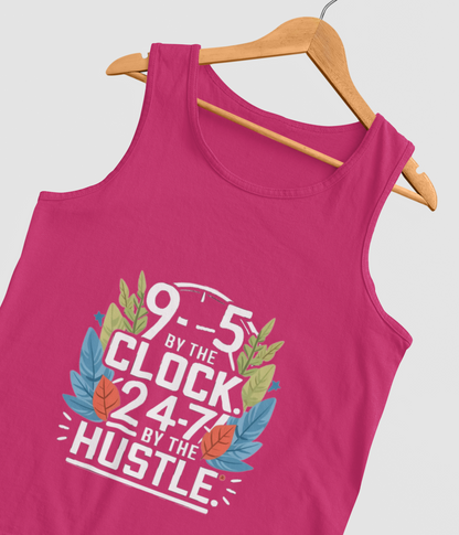 9-5 Hustle - Women's Tank Top Dark - aiink