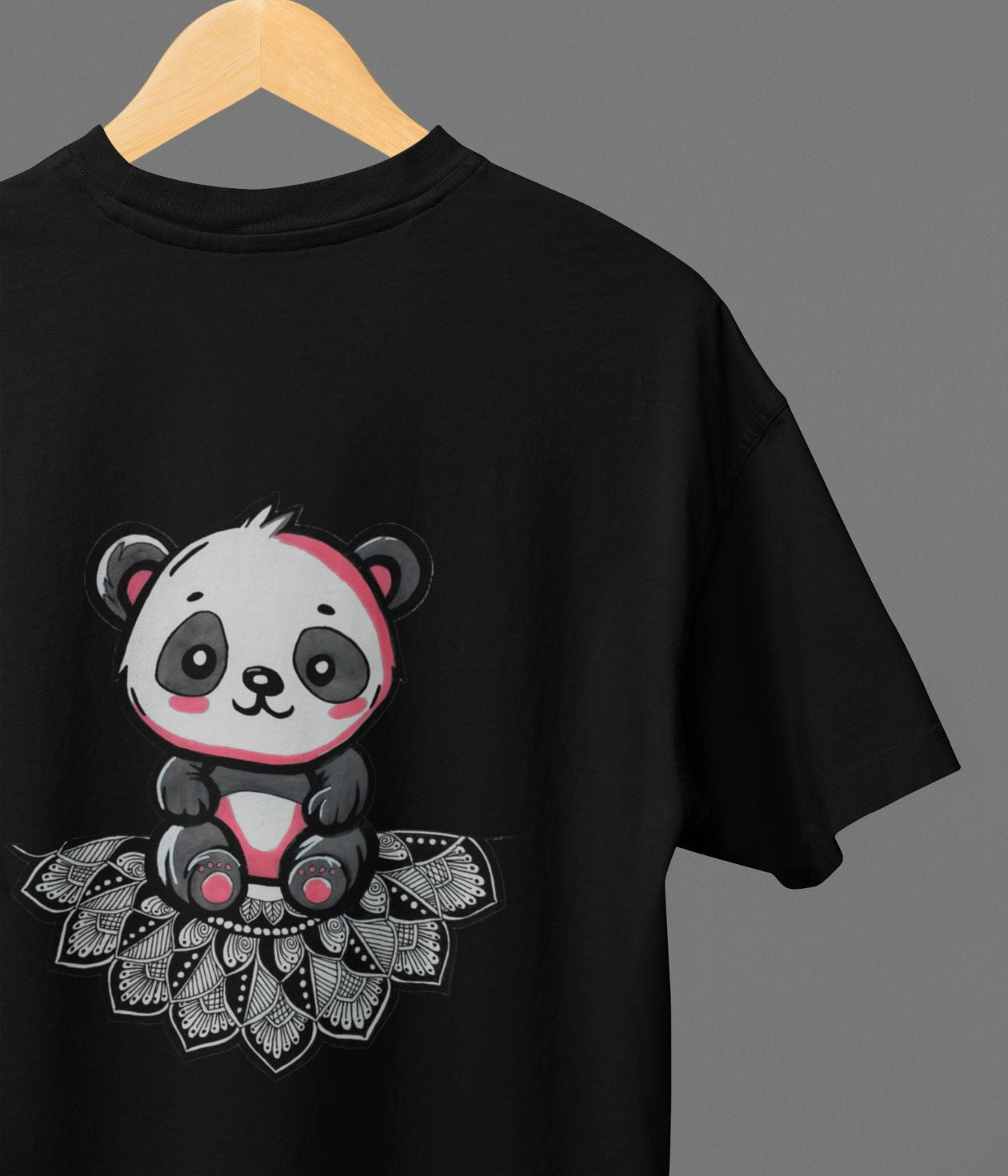 Pandamonium - Oversized Classic T-Shirt - Dark