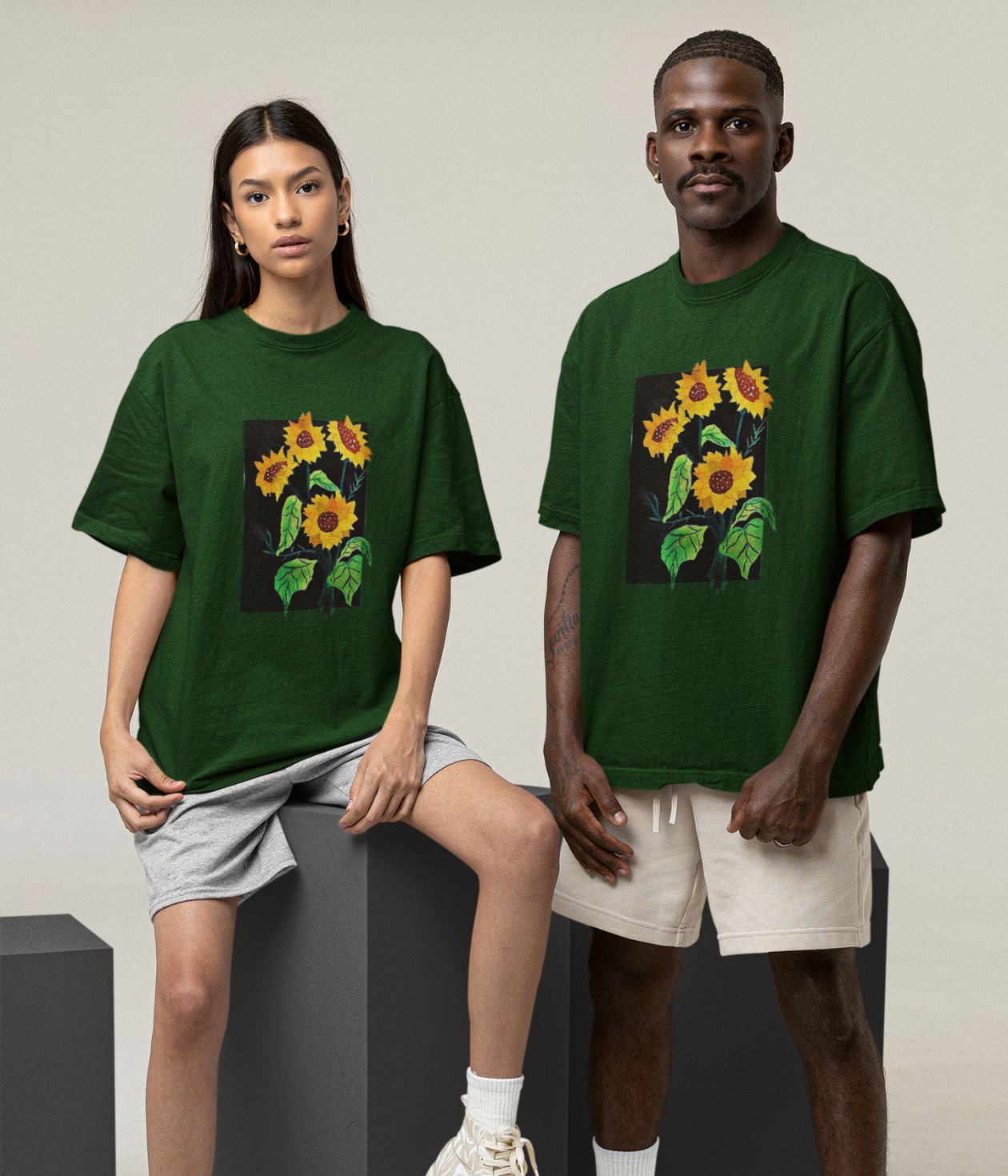 Chasing the Light - Oversized Classic T-Shirt - Dark