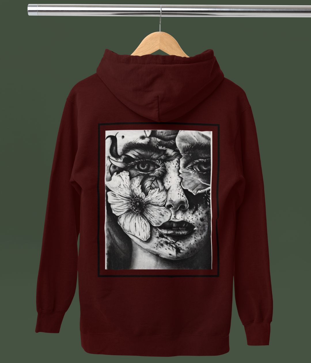 Eyes Of The Bloom - Unisex Hoodie - Dark