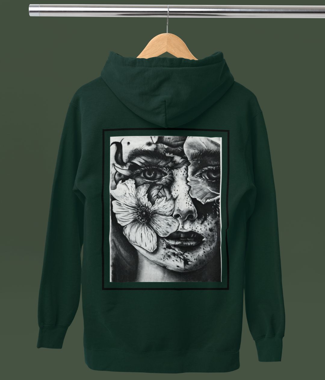 Eyes Of The Bloom - Unisex Hoodie - Dark