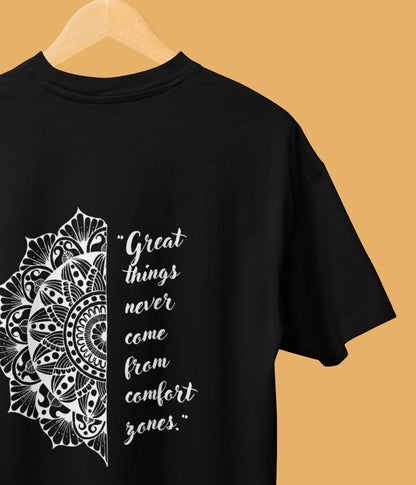 Great Things - Oversized Classic T-Shirt - Dark - aiink