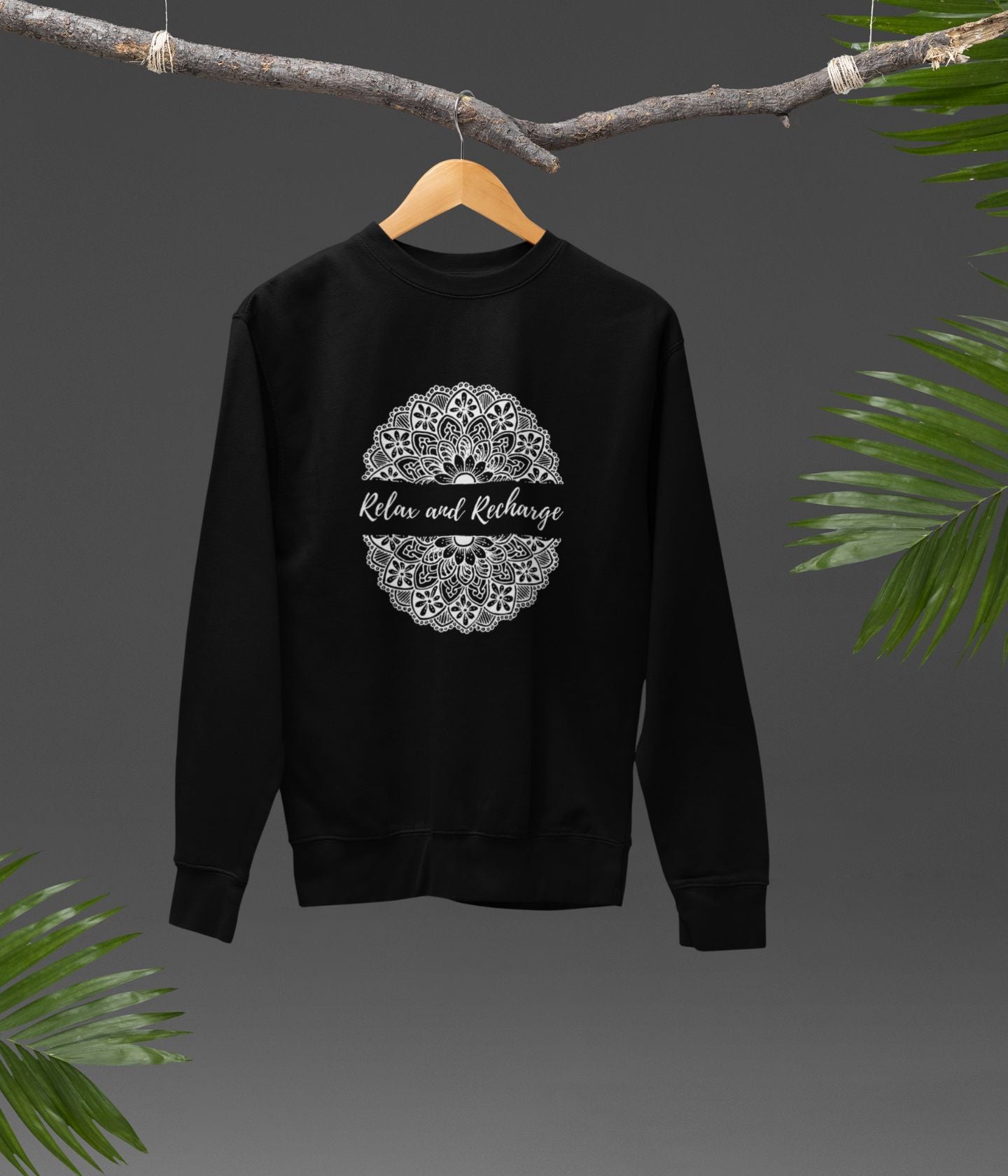 Relax And Recharge - Unisex Sweatshirt - Dark