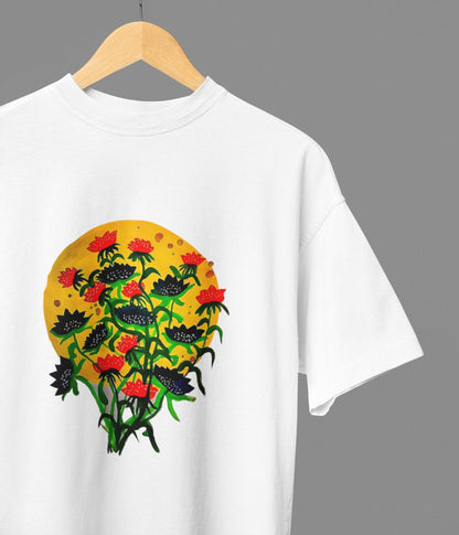 Floral Dusk - Oversized Classic T-Shirt