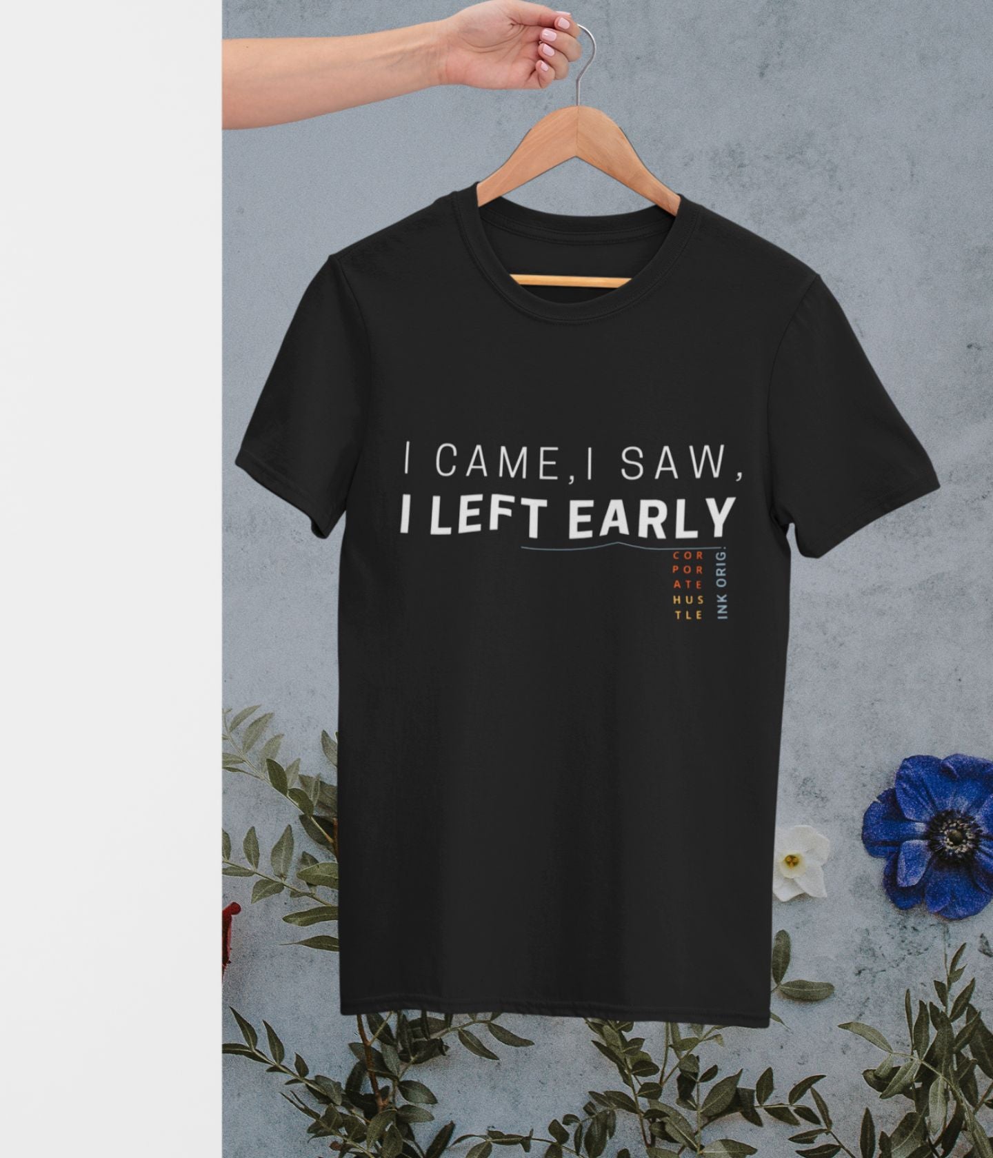 I Came, I Saw, I Left Early - Unisex Classic T-Shirt - Black - aiink